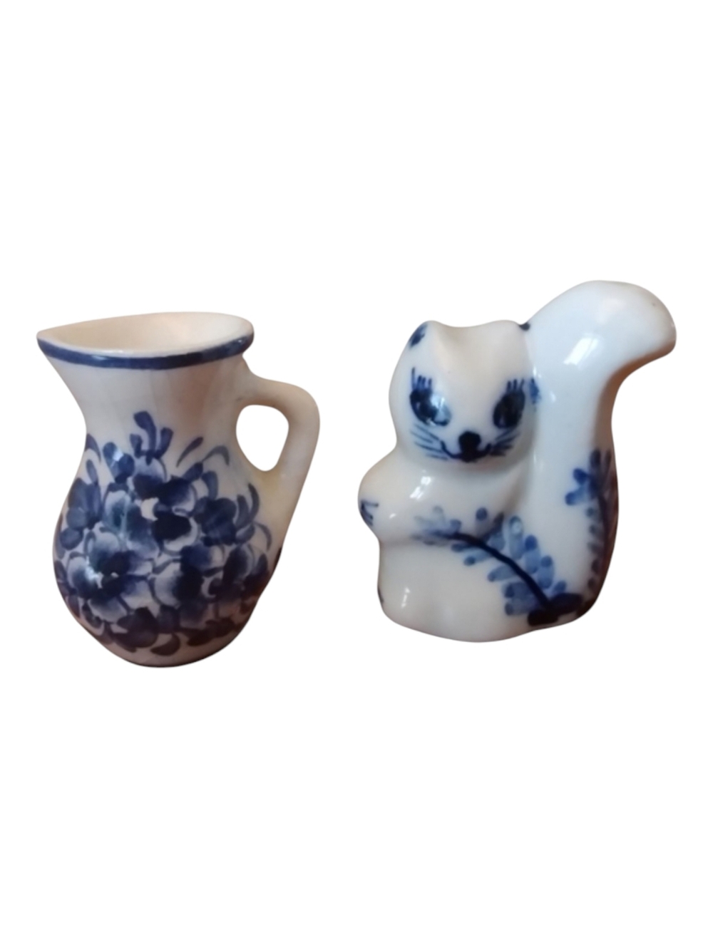 DELFTS Pitcher & Squirrel Mini